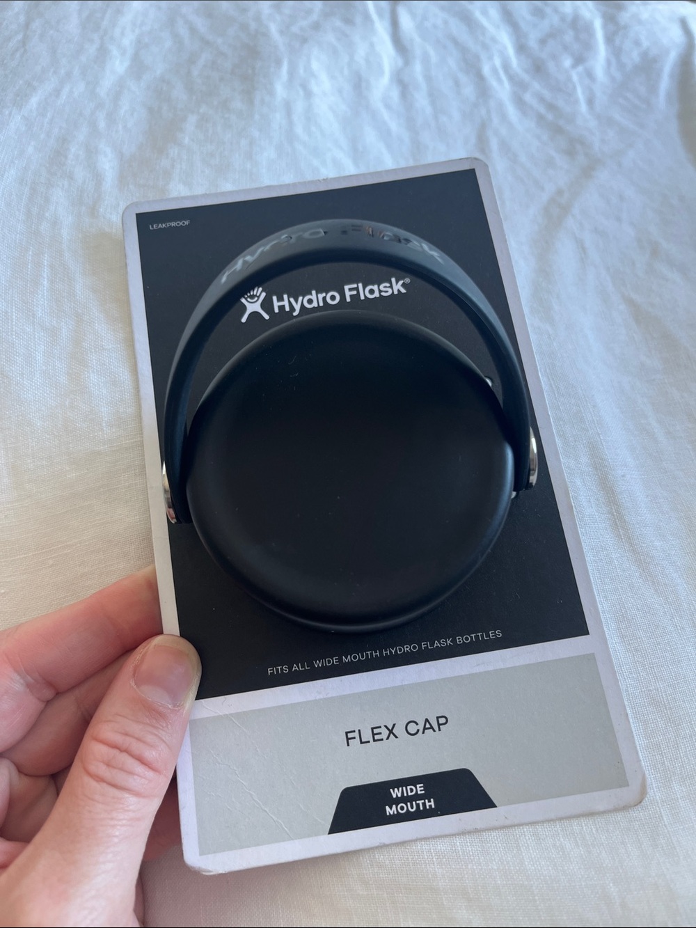 Hydro Flask Black Wide Mouth Flex Cap Lid